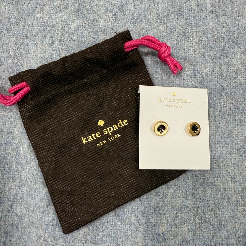 Kate Spade Gold Spade Stud Earrings